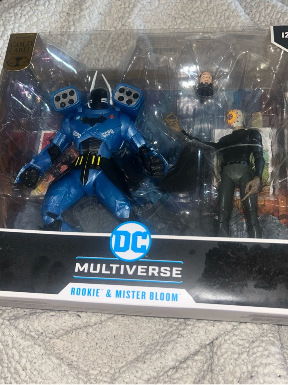 Gold Label DC Multiverse Rookie & Mister Bloom Figure McFarlane New Box Damage